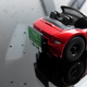 Seen here the detailed rear lights and mazda logo. also, Dat Red.